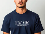 FATHER The Noble Element Shirt – Funny Science Dad Tee – Periodic Table Gift – STEM Chemistry T-Shirt – Nerdy Fathers Day Present