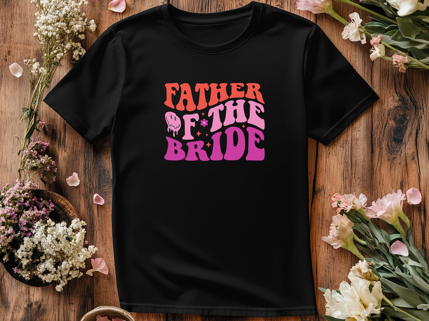 Father of the Bride Shirt – Wedding Day Gift – Matching Bridal Party T-Shirt