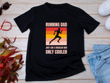 Cool Running Dad Shirt, Tank Top, Running Dad Gift, Gift For Running Dad, Fathers Day Marathon Dad, Runner Dad Tee, T-Shirt