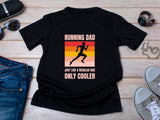 Cool Running Dad Shirt, Tank Top, Running Dad Gift, Gift For Running Dad, Fathers Day Marathon Dad, Runner Dad Tee, T-Shirt