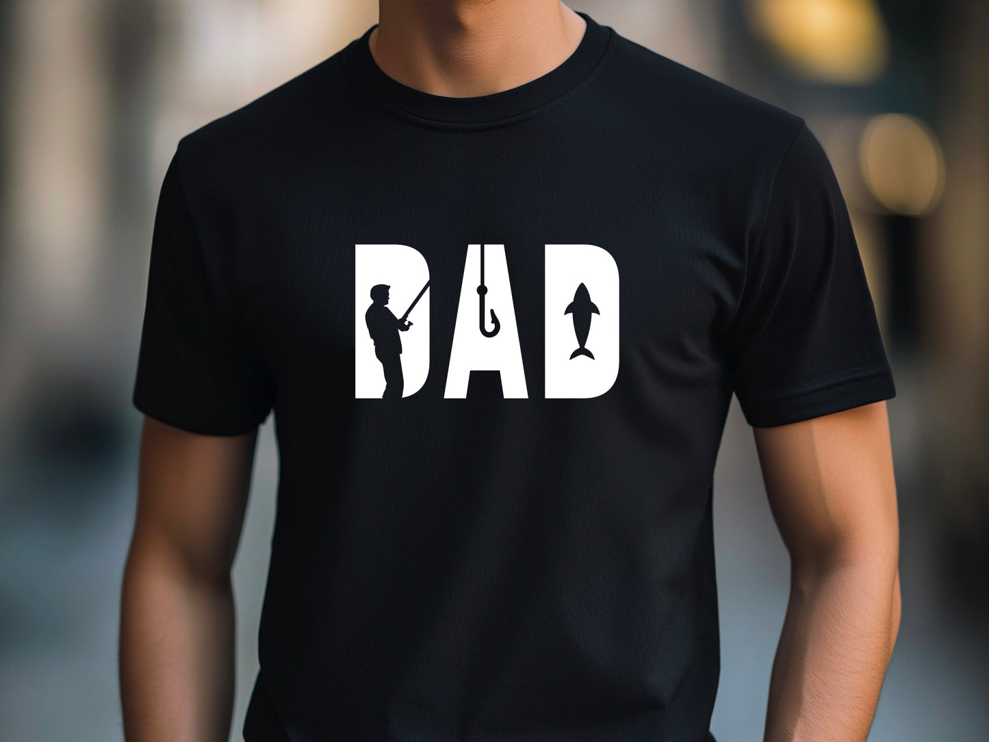 This Is My Lucky Fishing Shirt, Funny Fishing T-shirt Gift for Dad Grandad, Father's Day Birthday