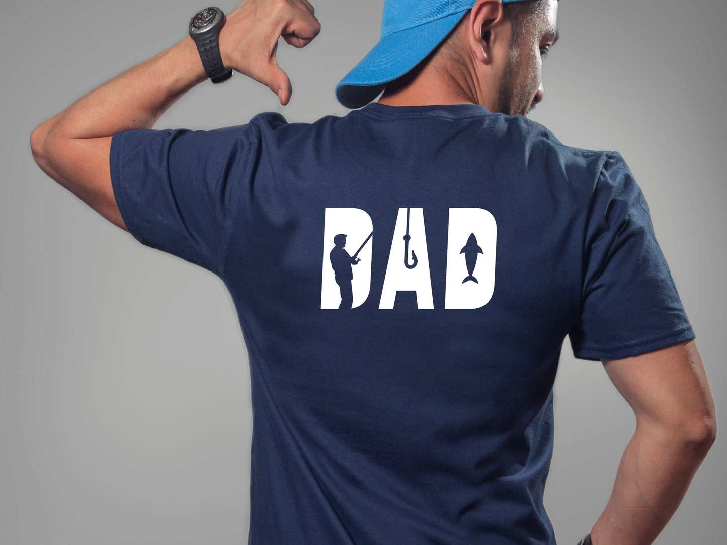 This Is My Lucky Fishing Shirt, Funny Fishing T-shirt Gift for Dad Grandad, Father's Day Birthday