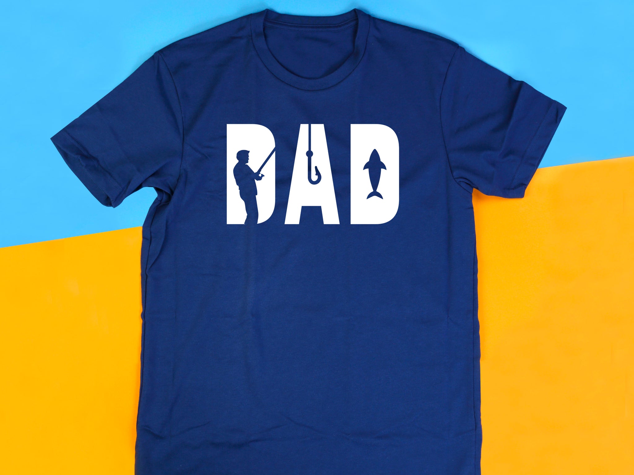 This Is My Lucky Fishing Shirt, Funny Fishing T-shirt Gift for Dad Grandad, Father's Day Birthday