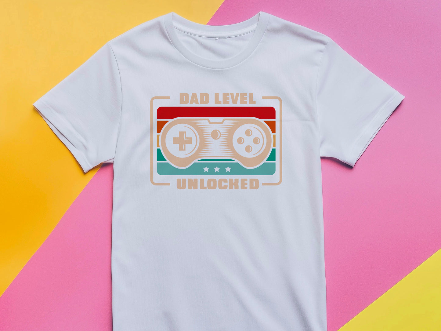 Dad Level Unlocked Gamer Svg, Funny New Dad Handheld Game Console Svg, Father's Day Png, Digital Download