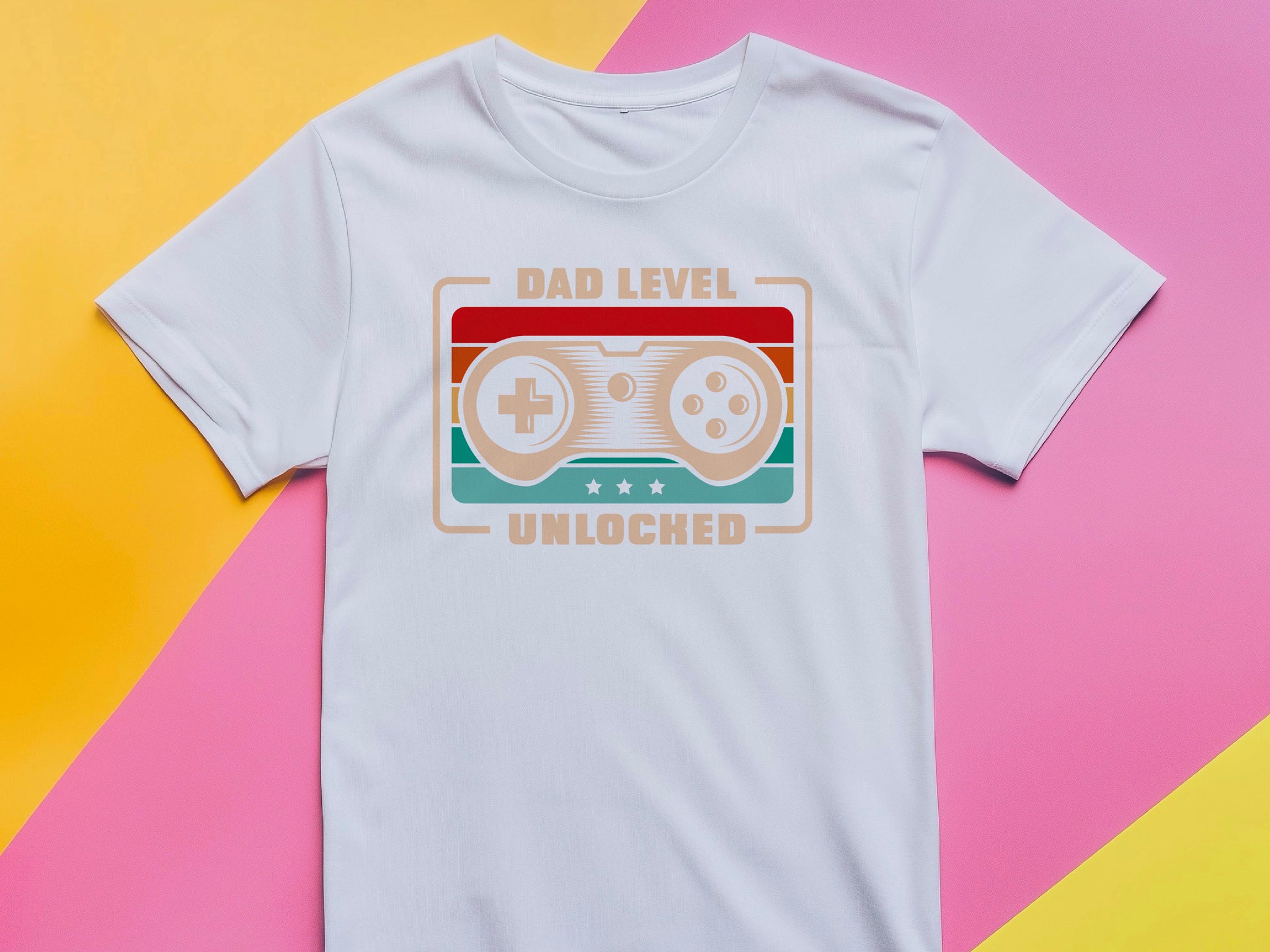 Dad Level Unlocked Gamer Svg, Funny New Dad Handheld Game Console Svg, Father's Day Png, Digital Download