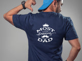 Fathers Day Most Amazing DAD – New Dad Gift from Baby – Cool Graphic Tee – First Fathers Day Present – Gift for Him