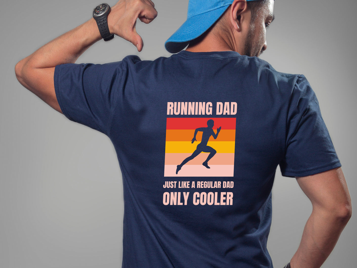 Cool Running Dad Shirt, Tank Top, Running Dad Gift, Gift For Running Dad, Fathers Day Marathon Dad, Runner Dad Tee, T-Shirt