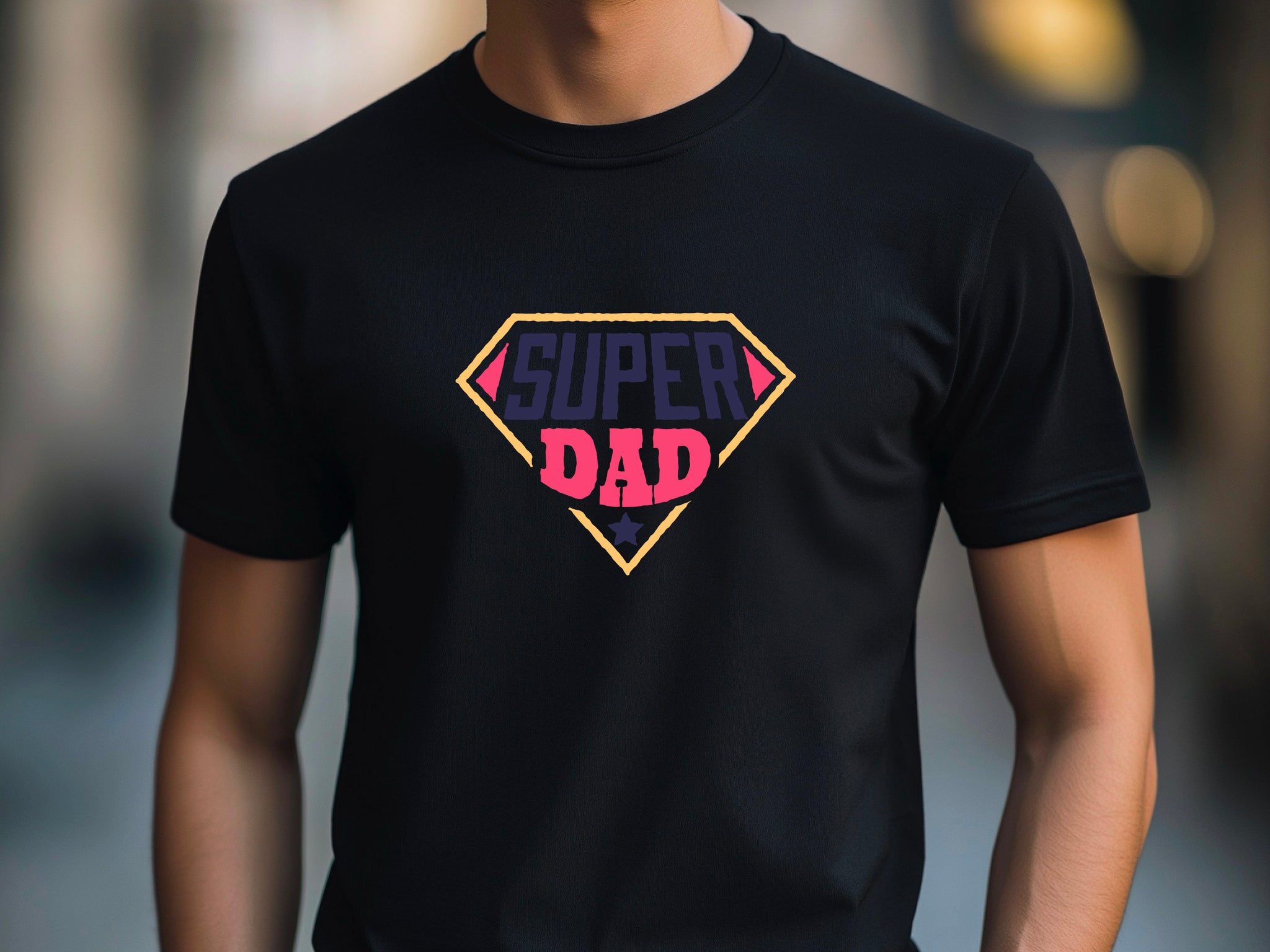 Super Dad Shirt, Fathers Day Gift Super Dad T-Shirt, Christmas Gift Tee for Dad , Birthday Present for Super Dad, Real Super Dad Gift Tshirt