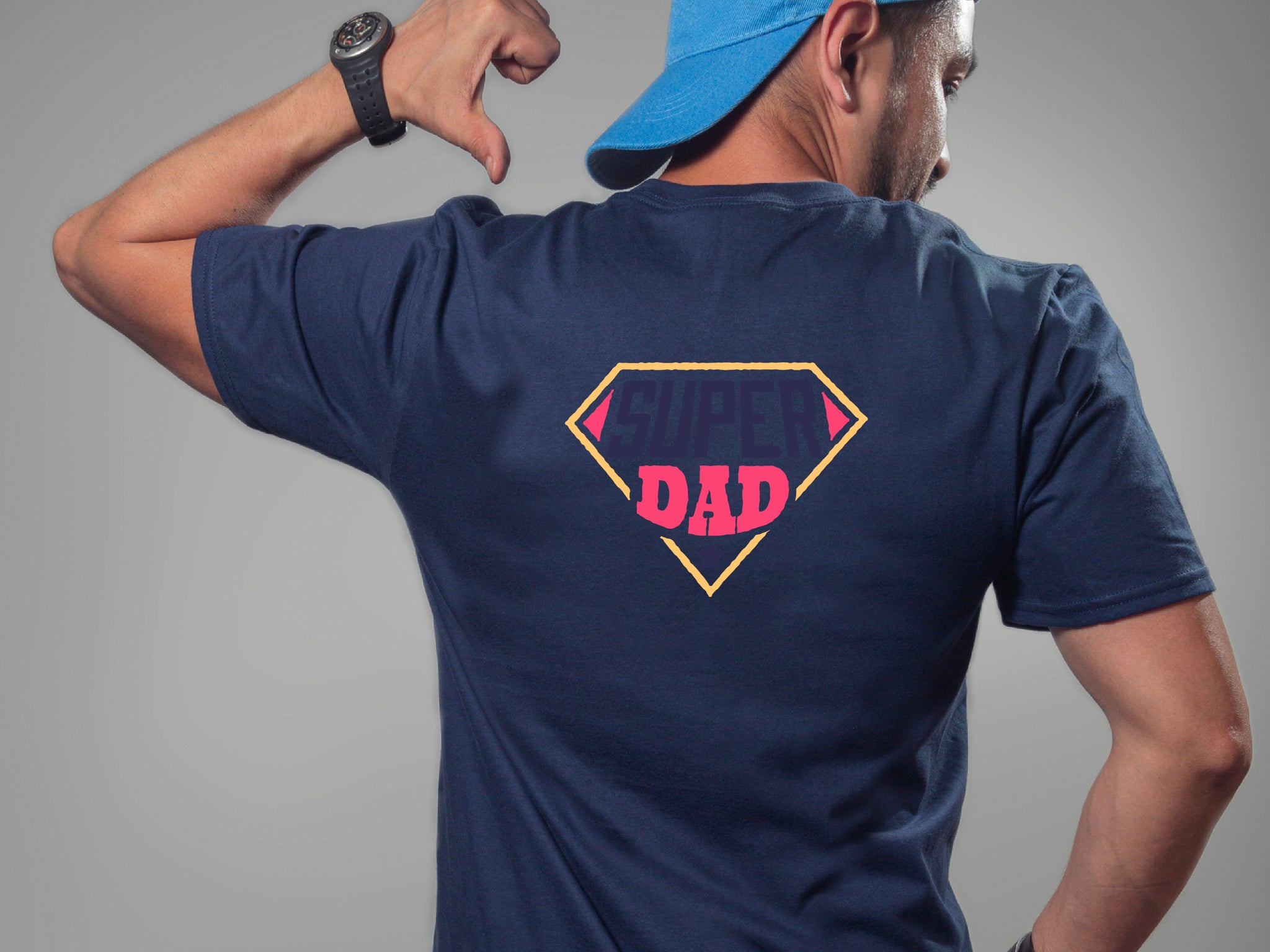 Super Dad Shirt, Fathers Day Gift Super Dad T-Shirt, Christmas Gift Tee for Dad , Birthday Present for Super Dad, Real Super Dad Gift Tshirt