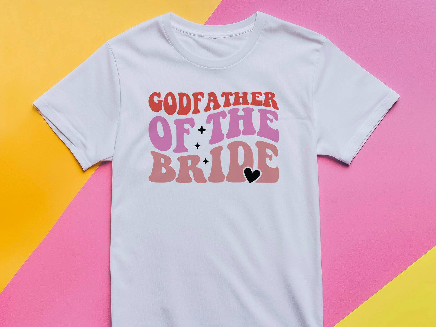 Godfather of the Bride Shirt – Wedding Party Tee – Family Matching Outfit