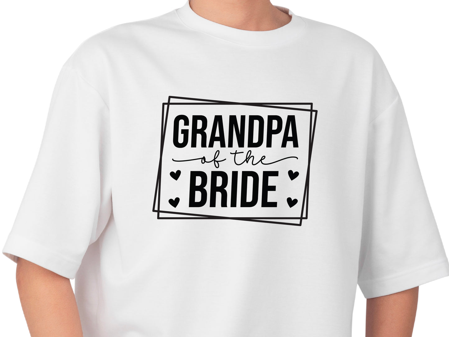 Grandpa of the Bride Shirt – Wedding Gift – Family Matching T-Shirt