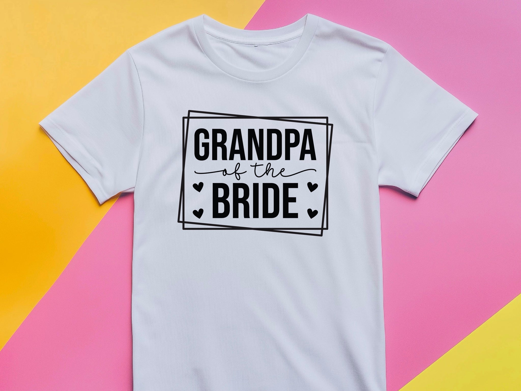 Grandpa of the Bride Shirt – Wedding Gift – Family Matching T-Shirt