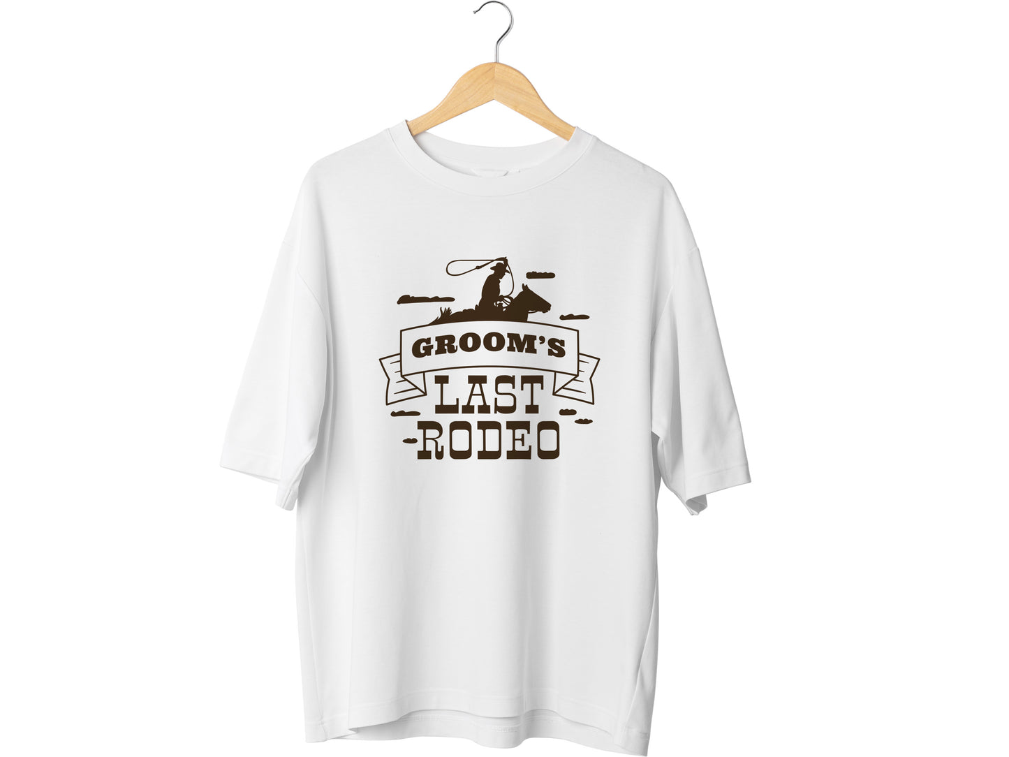 Groom’s Last Rodeo T-Shirt – Funny Stag Party Shirt for Men – Bachelor Party Tee – Western Wedding Outfit – Groomsman Gift