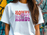Howdy Bride Shirt, Cowgirl Bachelorette Tee, Western Wedding T-Shirt, Country Bride Gift, Rustic Engagement Party Shirt, Custom Bride Shirt