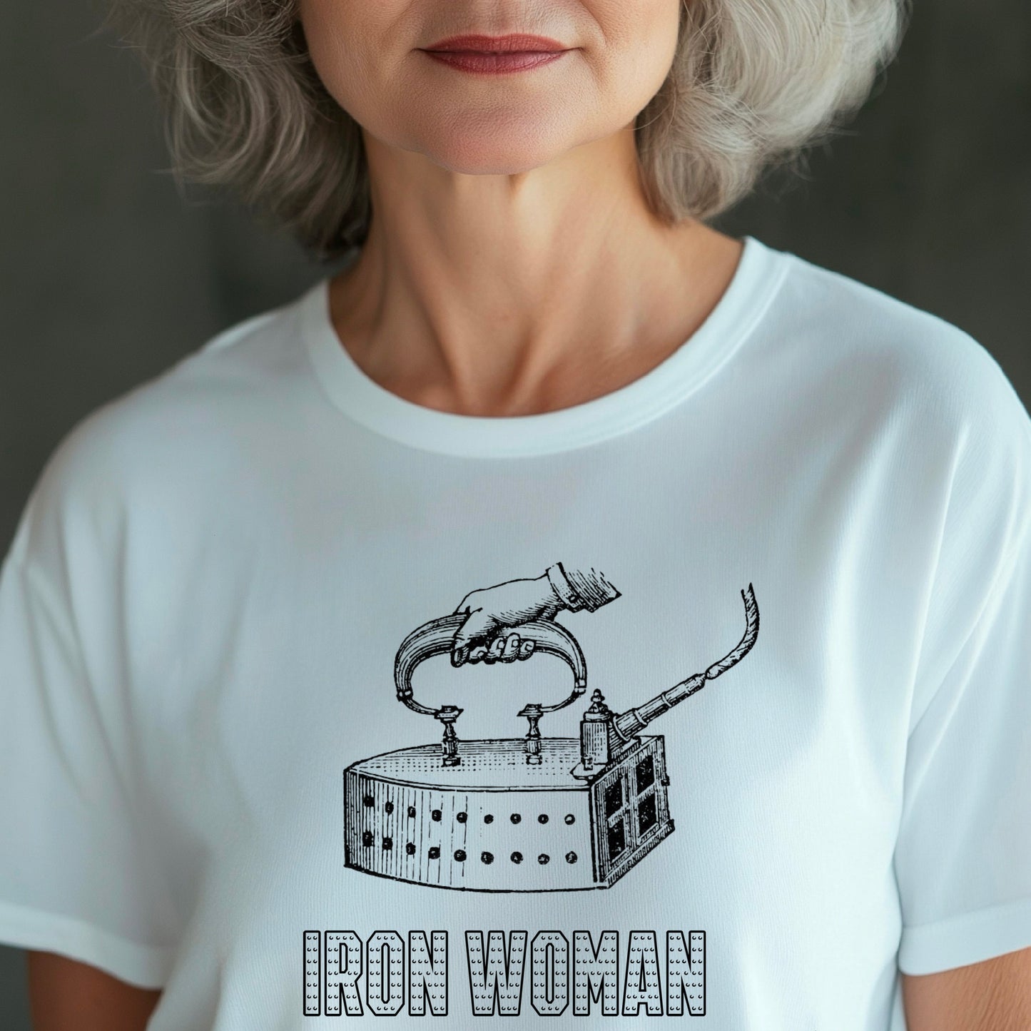 Iron Woman T-Shirt | Marvel Comics Tee | Funny Gift for Mum | Ironman UK Shirt | Gift for Her | Superhero Wales Top Ironman-Inspired T-Shirt