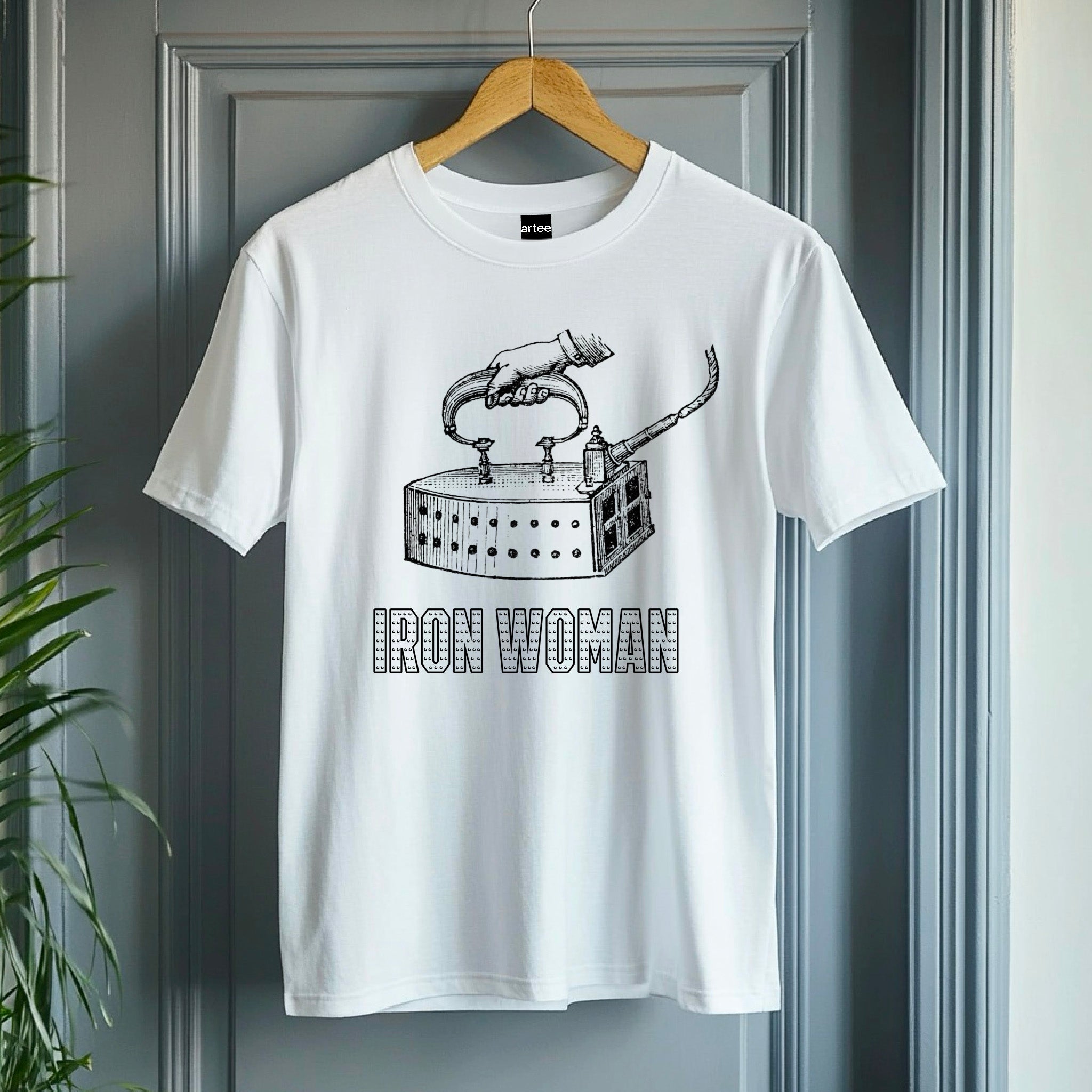 Iron Woman T-Shirt | Marvel Comics Tee | Funny Gift for Mum | Ironman UK Shirt | Gift for Her | Superhero Wales Top Ironman-Inspired T-Shirt