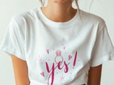 I Said Yes Shirt – Engagement T-Shirt – Bride to Be Tee – Just Engaged Gift – Wedding Planning Shirt