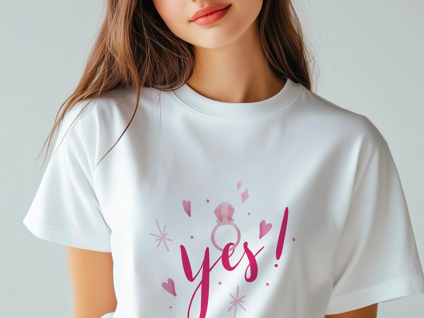 I Said Yes Shirt – Engagement T-Shirt – Bride to Be Tee – Just Engaged Gift – Wedding Planning Shirt