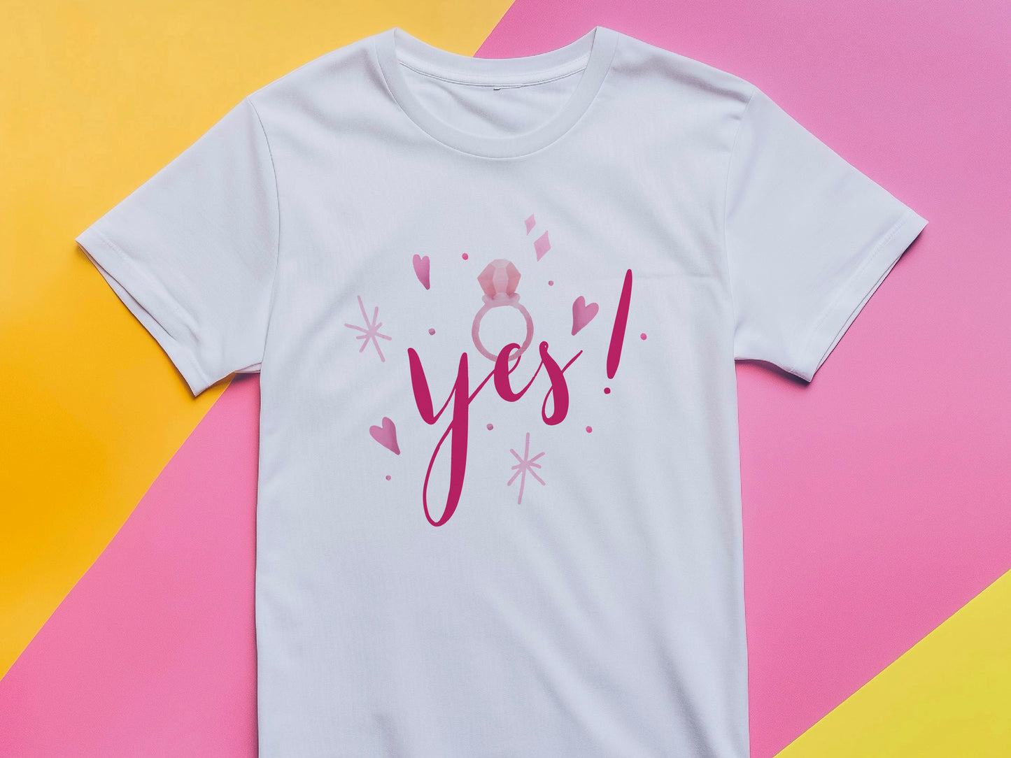 I Said Yes Shirt – Engagement T-Shirt – Bride to Be Tee – Just Engaged Gift – Wedding Planning Shirt