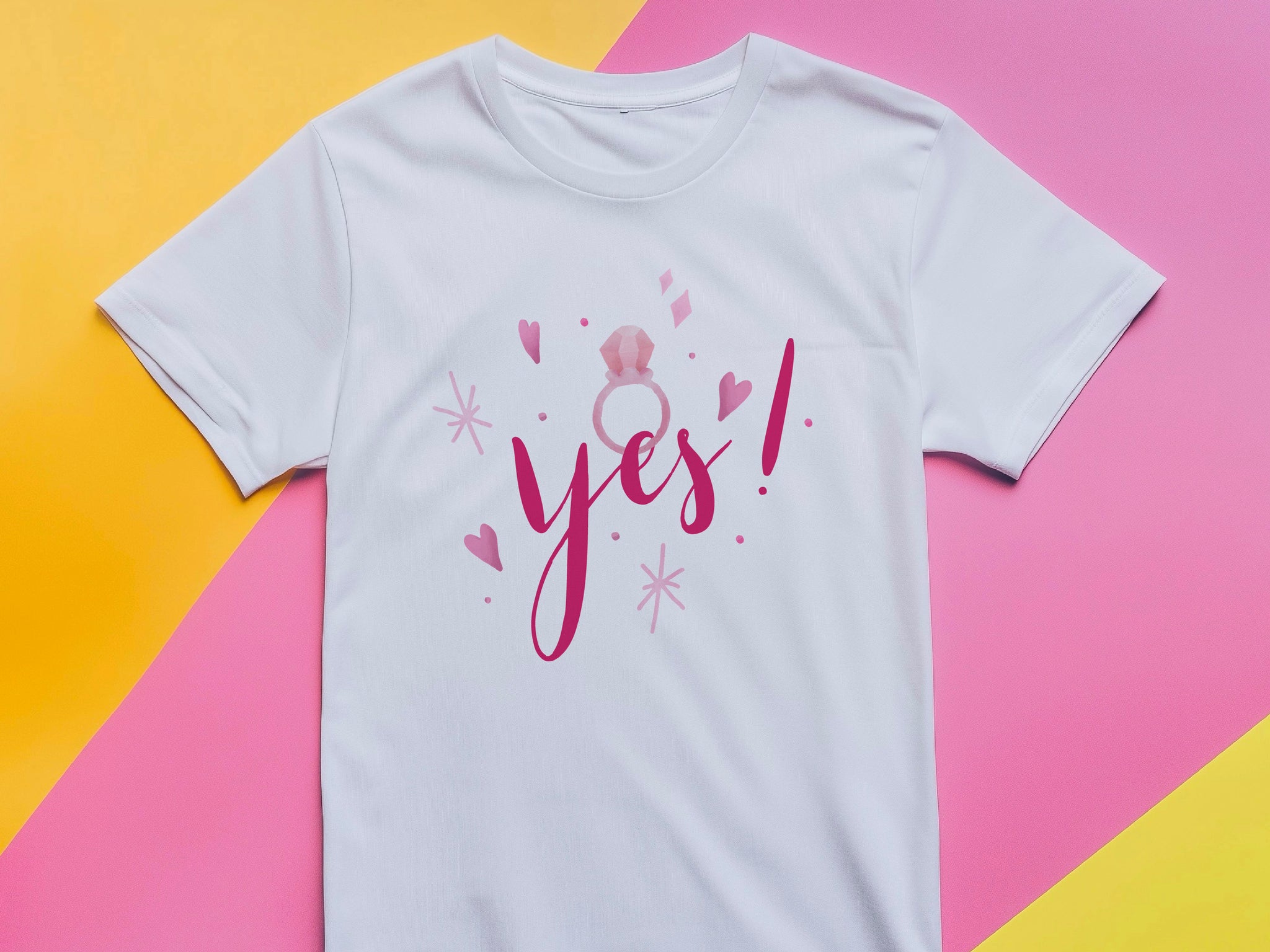I Said Yes Shirt – Engagement T-Shirt – Bride to Be Tee – Just Engaged Gift – Wedding Planning Shirt