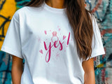 I Said Yes Shirt – Engagement T-Shirt – Bride to Be Tee – Just Engaged Gift – Wedding Planning Shirt