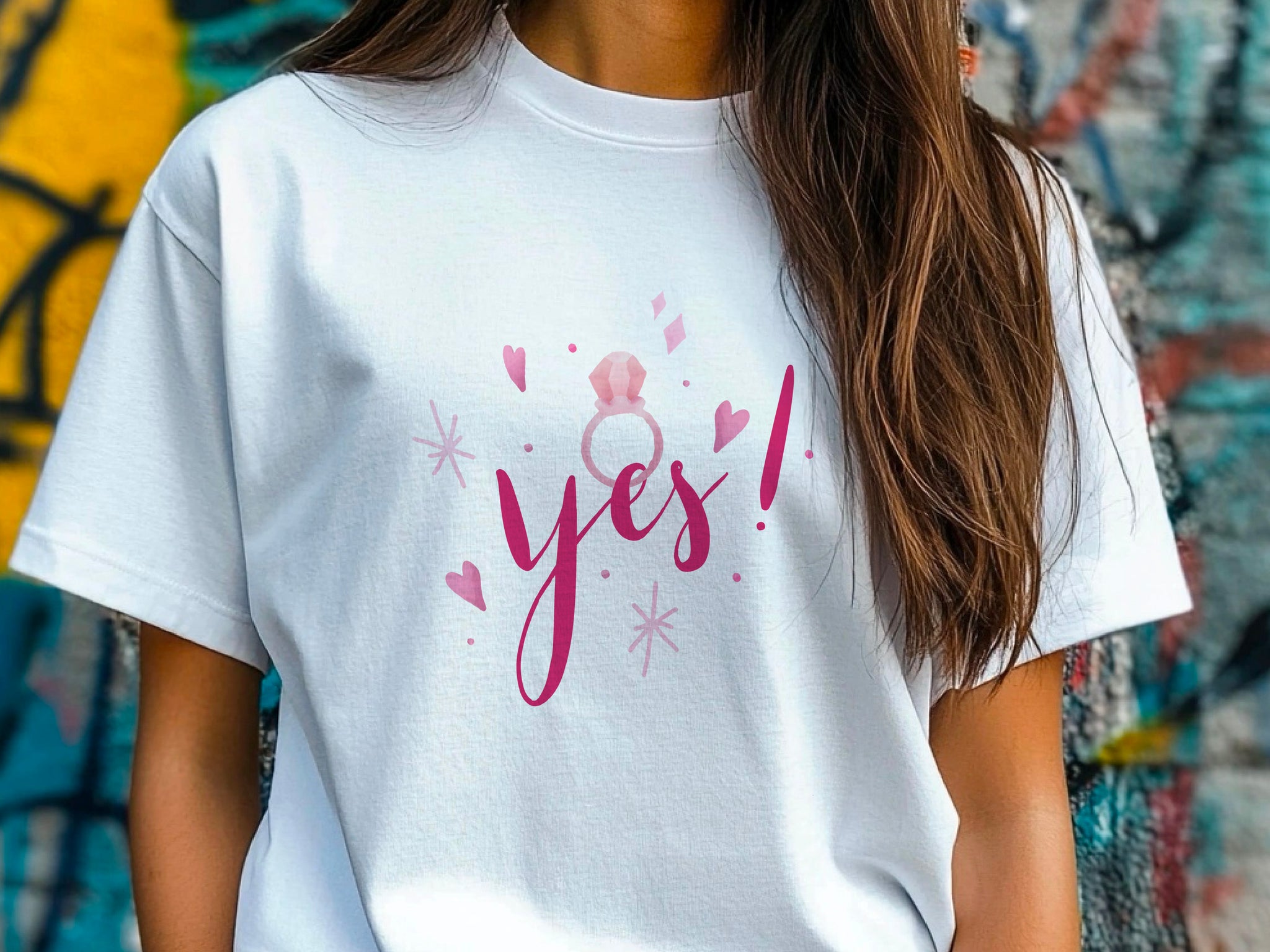 I Said Yes Shirt – Engagement T-Shirt – Bride to Be Tee – Just Engaged Gift – Wedding Planning Shirt
