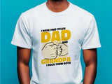Funny Fathers Day T Shirt Gifts I Have Two Titles Dad And Grandpa T Shirt Rock Them Both T Shirt For Dad Grandpa