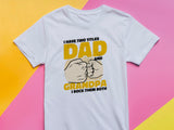 Funny Fathers Day T Shirt Gifts I Have Two Titles Dad And Grandpa T Shirt Rock Them Both T Shirt For Dad Grandpa