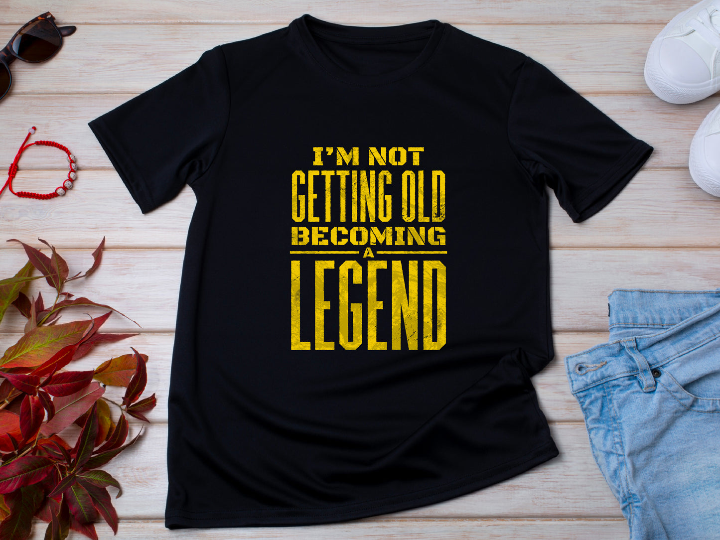 Not Getting Old Becoming a Legend Shirt – Funny Fathers Day Gift – Mens Birthday T-Shirt – Cool Dad Tee – Gift for Husband or Grandpa
