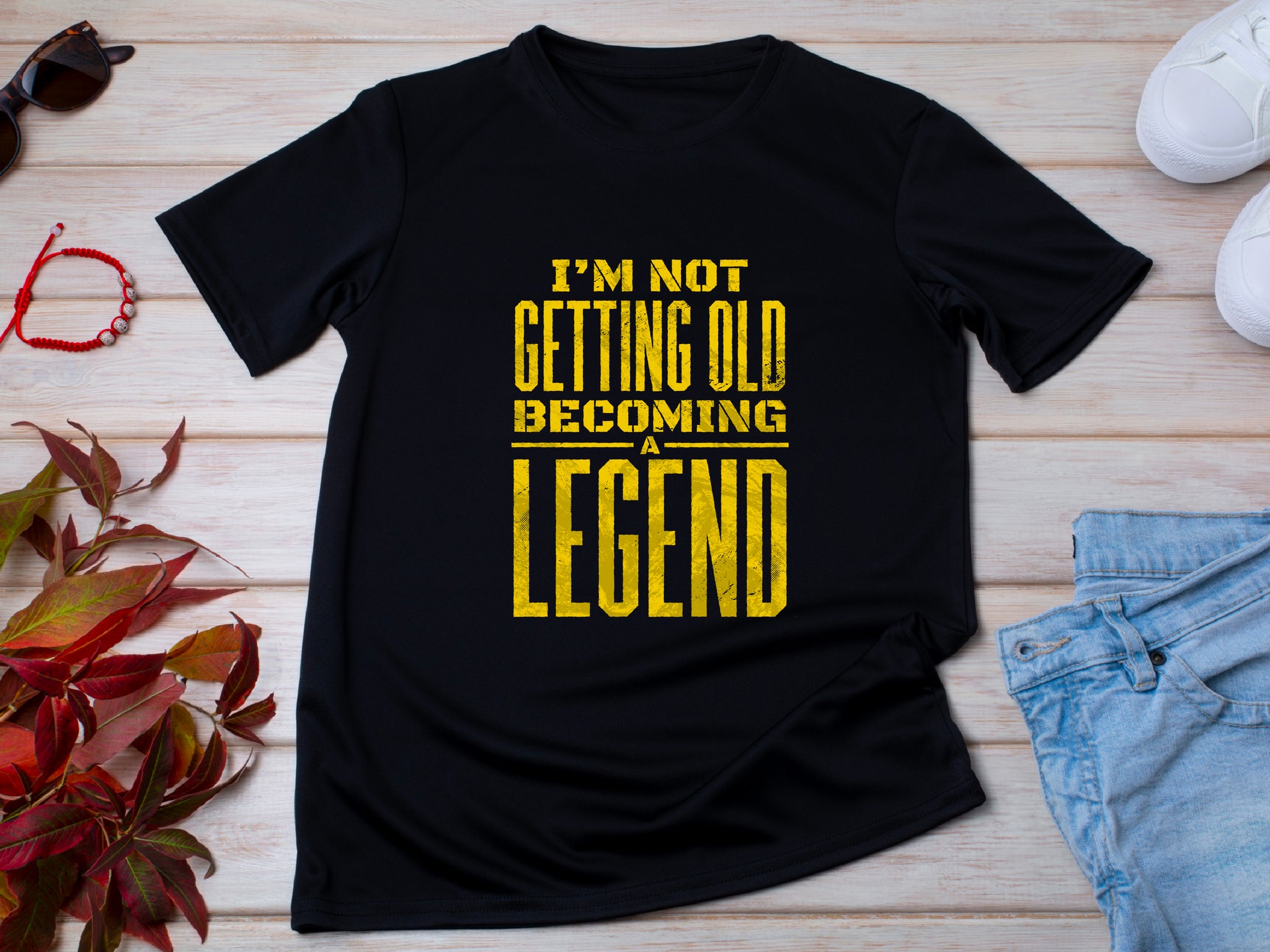 Not Getting Old Becoming a Legend Shirt – Funny Fathers Day Gift – Mens Birthday T-Shirt – Cool Dad Tee – Gift for Husband or Grandpa