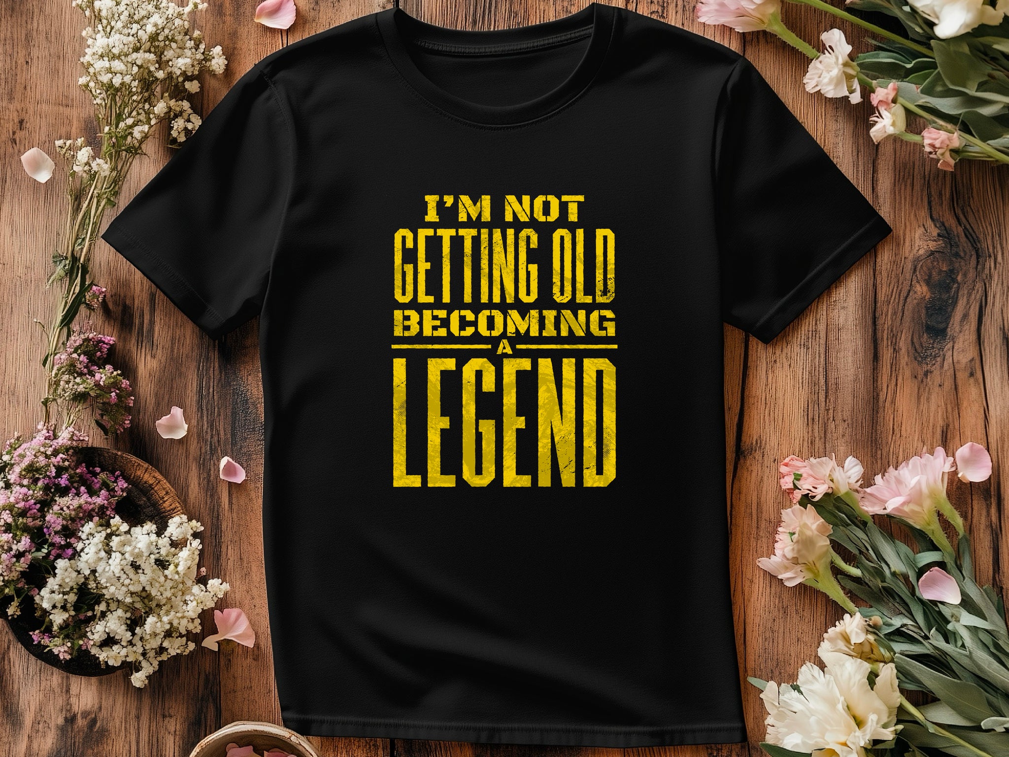 Not Getting Old Becoming a Legend Shirt – Funny Fathers Day Gift – Mens Birthday T-Shirt – Cool Dad Tee – Gift for Husband or Grandpa