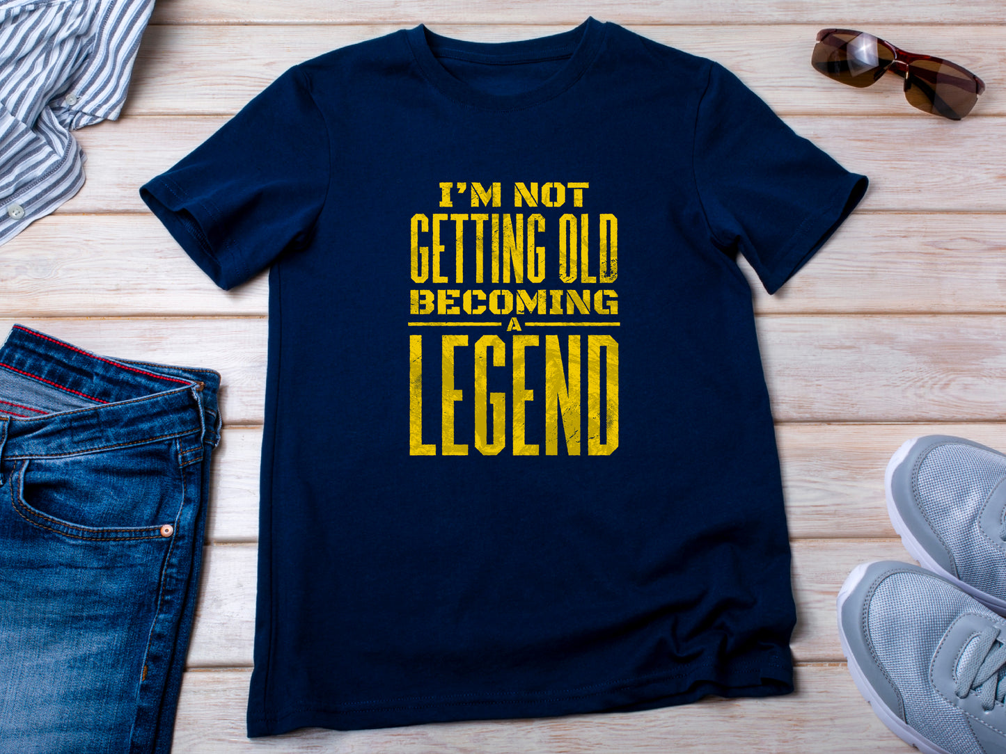 Not Getting Old Becoming a Legend Shirt – Funny Fathers Day Gift – Mens Birthday T-Shirt – Cool Dad Tee – Gift for Husband or Grandpa