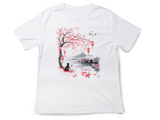 Japanese Cat Lover T-Shirt – Vintage Japanese Art with Cats and Landscapes