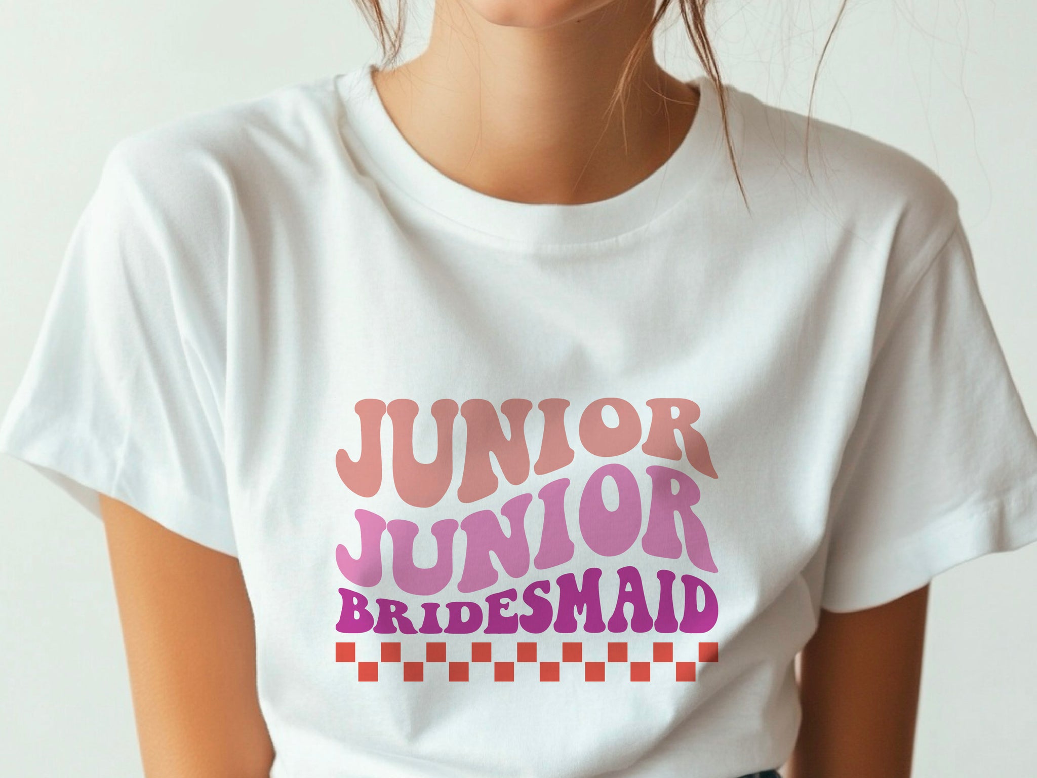 Junior Bridesmaid Shirt – Wedding Party T-Shirt – Flower Girl Sister Tee – Bridal Party Gift – Matching Bachelorette Outfit