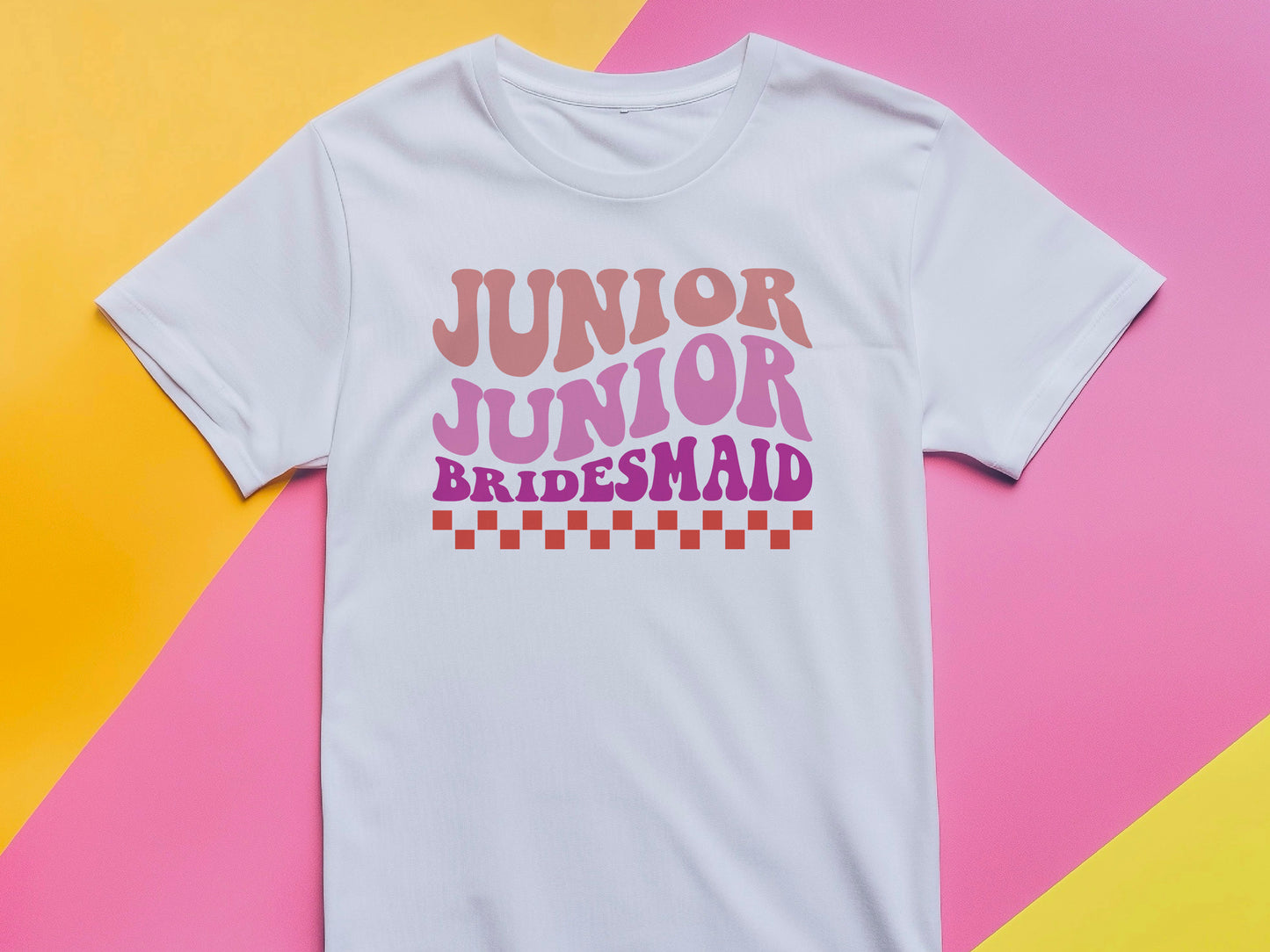 Junior Bridesmaid Shirt – Wedding Party T-Shirt – Flower Girl Sister Tee – Bridal Party Gift – Matching Bachelorette Outfit