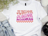 Junior Bridesmaid Shirt – Wedding Party T-Shirt – Flower Girl Sister Tee – Bridal Party Gift – Matching Bachelorette Outfit