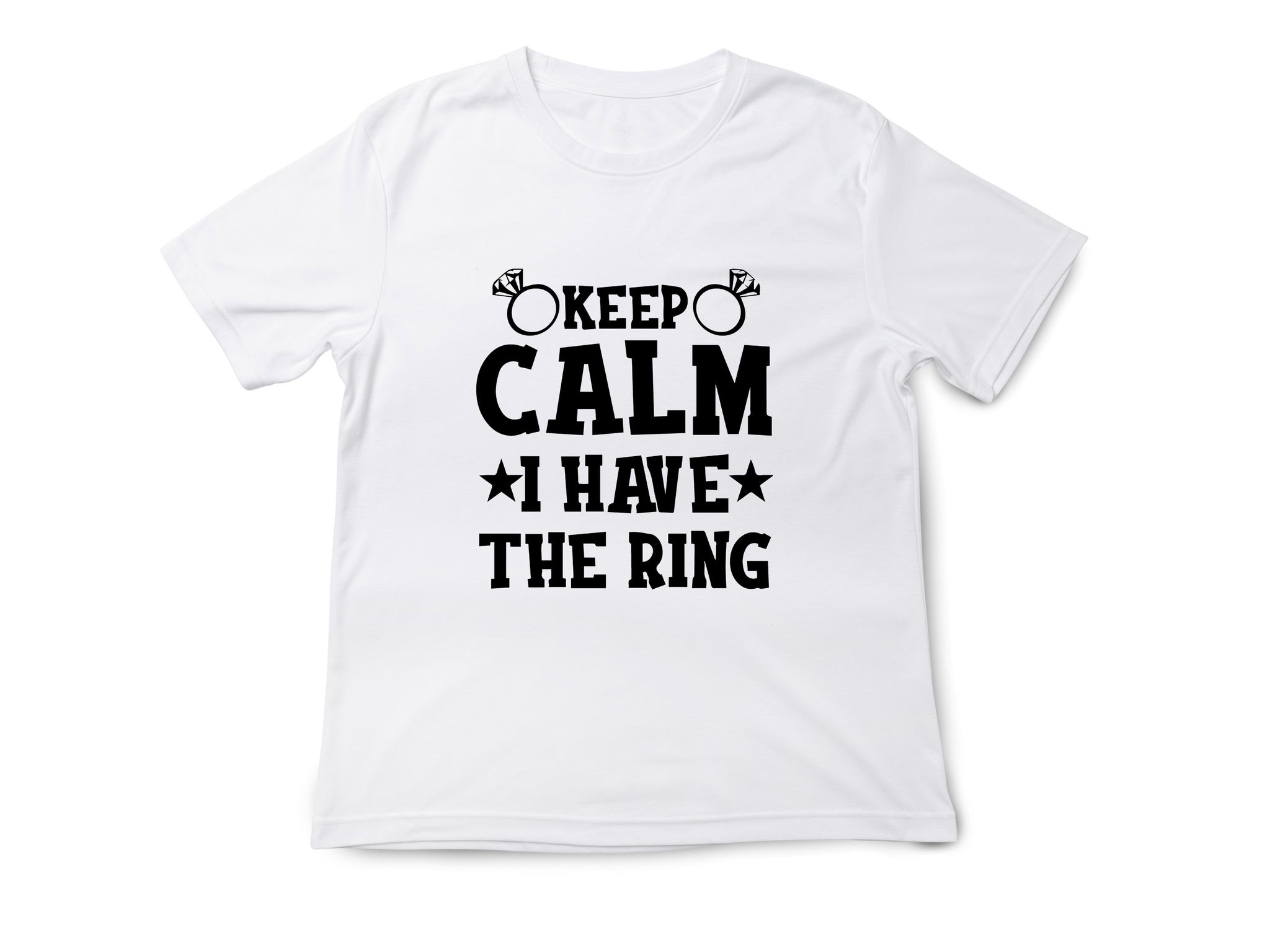 Funny Engagement Shirt – Keep Calm I Have the Ring – Bride to Be T-Shirt – Just Engaged Gift