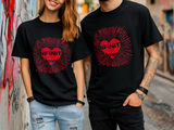 Yayoi Kusama Inspired Infinity Love T-Shirt - Red Polka Dot Feminist Art, Perfect Valentine Gift