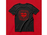 Yayoi Kusama Inspired Infinity Love T-Shirt - Red Polka Dot Feminist Art, Perfect Valentine Gift
