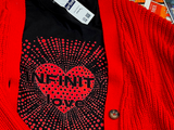 Yayoi Kusama Inspired Infinity Love T-Shirt - Red Polka Dot Feminist Art, Perfect Valentine Gift