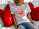 Yayoi Kusama Inspired Infinity Love T-Shirt - Red Polka Dot Feminist Art, Perfect Valentine Gift
