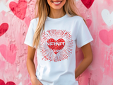 Yayoi Kusama Inspired Infinity Love T-Shirt - Red Polka Dot Feminist Art, Perfect Valentine Gift