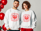 Yayoi Kusama Inspired Infinity Love Sweatshirt - Red Polka Dot Feminist Art, Perfect Valentine Gift