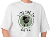 License to Grill Shirt – Funny Dad BBQ T-Shirt – Fathers Day Gift for Him – Grill Master Tee – Mens Cooking Shirt