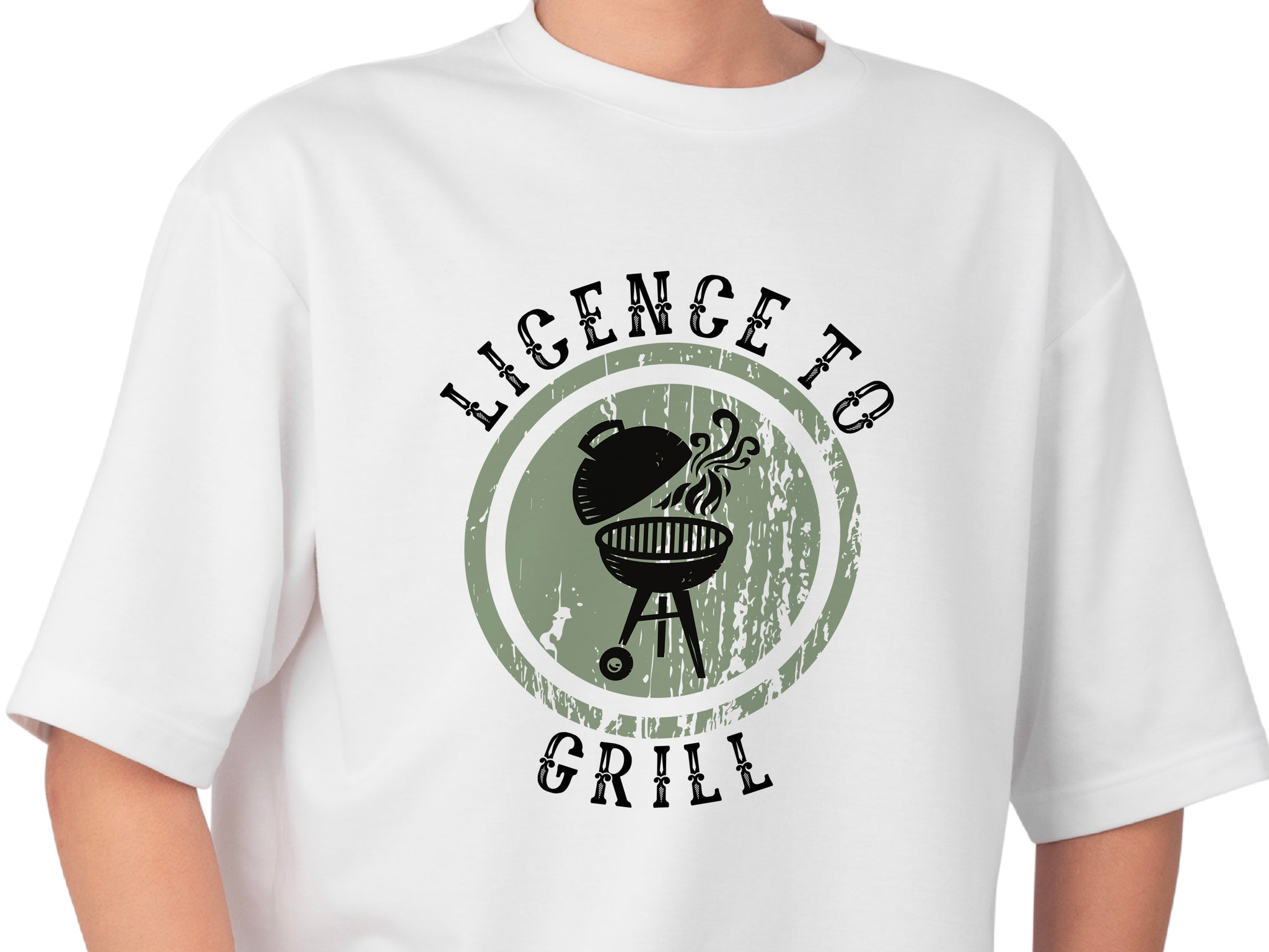 License to Grill Shirt – Funny Dad BBQ T-Shirt – Fathers Day Gift for Him – Grill Master Tee – Mens Cooking Shirt