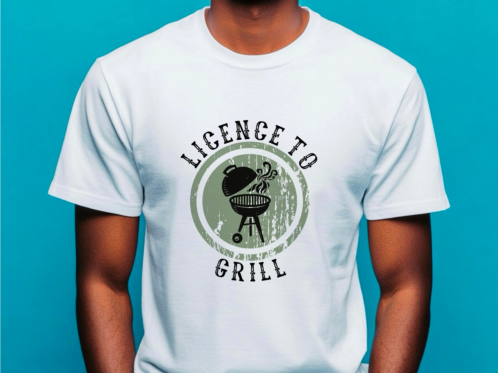 License to Grill Shirt – Funny Dad BBQ T-Shirt – Fathers Day Gift for Him – Grill Master Tee – Mens Cooking Shirt