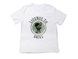 License to Grill Shirt – Funny Dad BBQ T-Shirt – Fathers Day Gift for Him – Grill Master Tee – Mens Cooking Shirt