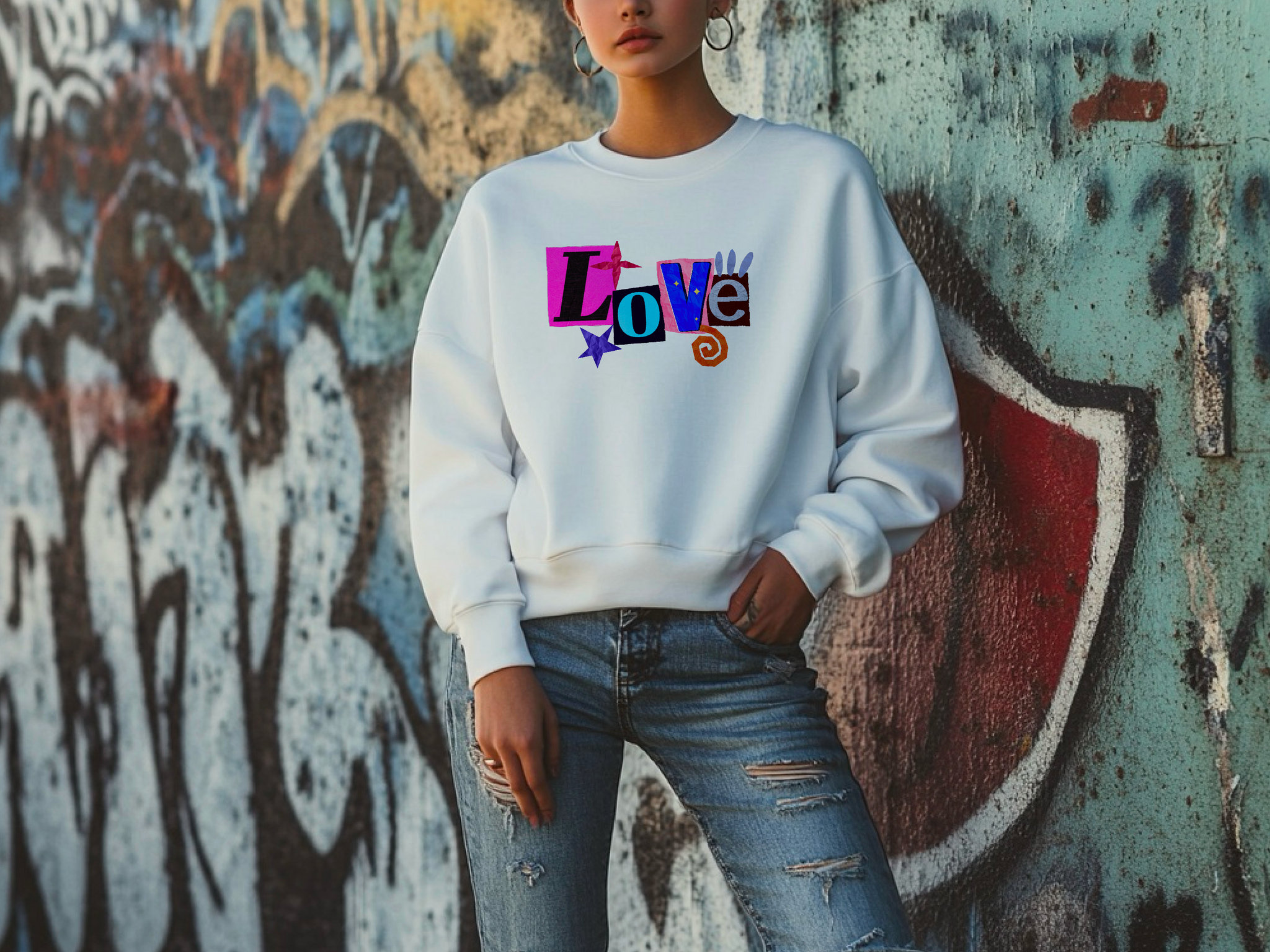 Love Sweatshirt - Cozy Valentine's Gift for Him & Her | Unique Anniversary & Romantic Apparel