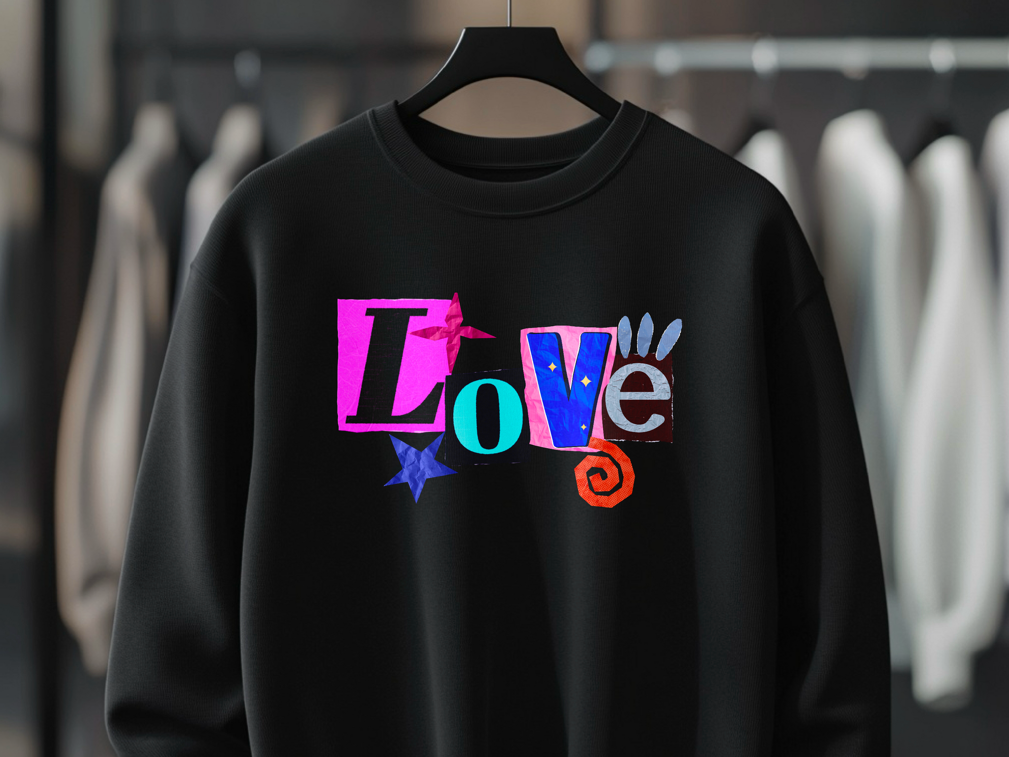 Love Sweatshirt - Cozy Valentine's Gift for Him & Her | Unique Anniversary & Romantic Apparel