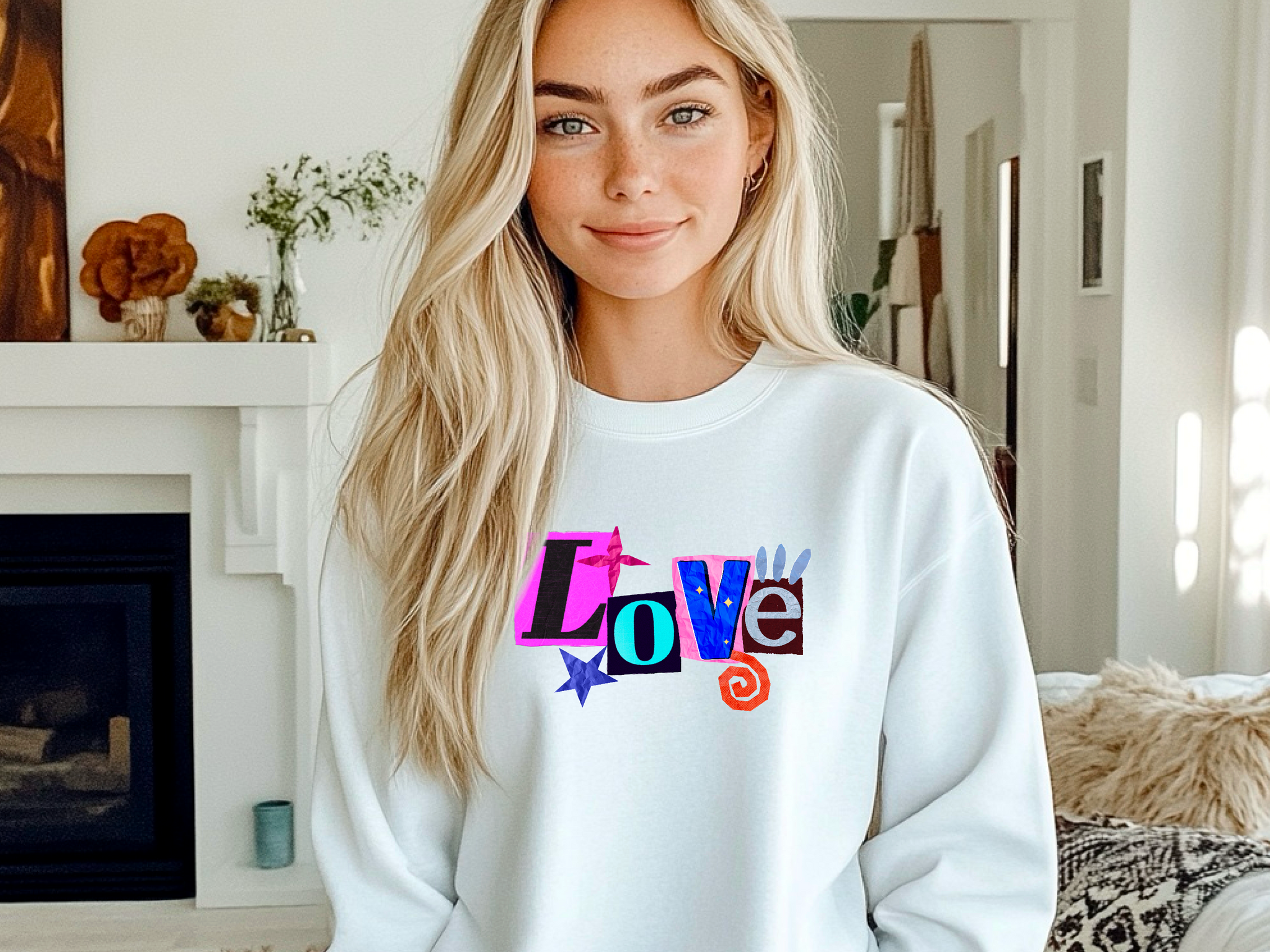 Love Sweatshirt - Cozy Valentine's Gift for Him & Her | Unique Anniversary & Romantic Apparel